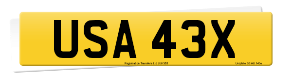 Registration number USA 43X